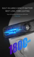Lámpara Frontal LED Con Sensor De Movimiento Y Batería Integrada Lámpara De Mano Recargable Por USB Luz Portátil Para Senderismo Camping Pesca Subida De Montaña - details 7