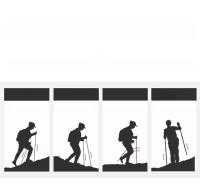 MAP BROTHER M3031 N-Pole Poles De Senderismo Plegables Con Cierre Rápido Para Correr Y Competir 7075 Aleación De Aluminio Palas De Punta De Tungsteno Cobalto Mango De Mano EVA - details 13