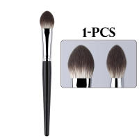 Cepillo De Maquillaje Para Rubor Pequeño Y Preciso De Pelo Sintético Mano De Madera Uso Con Polvo Blush Crema Y Líquido Herramienta De Maquillaje En Forma De Corazón Y Durazno - details 2