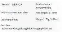 MEROCA Caliperos De Freno V Con Prensa De Freno Para Bicicleta Plegable MTB Carretera Uso En Bicicletas De Montaña Y Bicicletas De Cruiser - details 3