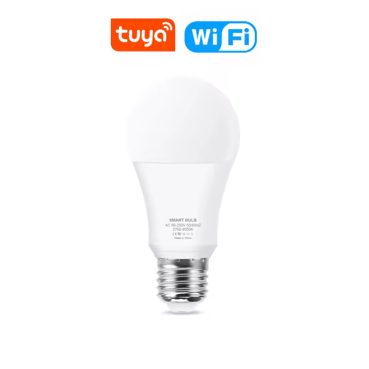 Bombilla LED Inteligente 15W WiFi E27 Control Voceado a Través De Google Home Alexa Tuya Smart Life App RGB Lámpara 110-220V Para Sala De Estar - 1