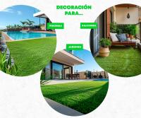 Césped artificial • Naturalmente suave en aspecto de césped real • Marbella, 21 mm • impermeable y resistente a los rayos UV • Jardín, terraza, decoración • 100 x 150 cm - details 5