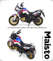 Modelo De Motocicleta Maisto 1:18 Honda Africa Twin DCT De Aleación Colección Juguete Hobby Regalo Off-road Motocicleta - details 3