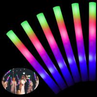 10/15/20Pcs LED Glow Sticks Coloridos Y RGB Para Fiestas Nocturnas Accesorios De Iluminación Para Bodas Cumpleaños Navidad Xmas - details 5