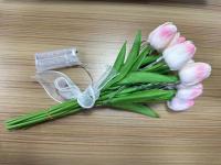10Pcs Flores Artificiales De Tulipán LED Luz Nocturna Para Decoración De Jardín Hogar Bodas Cumpleaños Regalo Falso Flor Bouquet - details 9