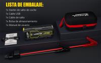 Arrancador de Coches Portátil BRPOM BM501 4000A para Todo Gasolina o 10L de Diésel con Cables Inteligentes, Salida QC3.0 y Espera Larga - details 15