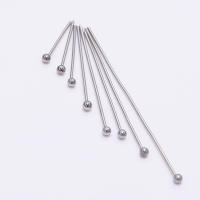 100pcs Broches De Cabeza De Bola De Acero Inoxidable Para Joyería DIY Tamaños 15 20 30 40 50mm Accesorios De Encuentros Brillantes - details 7