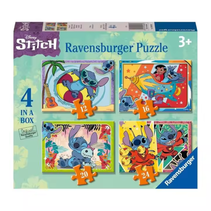STITCH 4 PUZZLES PROGRESIVOS DE RAVENSBURGER - 1