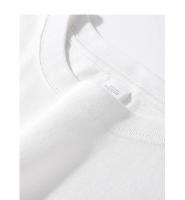 Camiseta Larga De Algodón Pesada 300g Para Hombres Y Mujeres Estilo Coreano Suéter Suelto Blanco Top Para Primavera Otoño - details 6