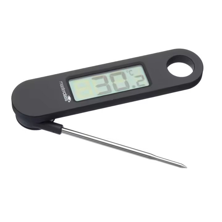 KitchenCraft – Termómetro Digital de Cocina MasterClass con Sonda Plegable - 1
