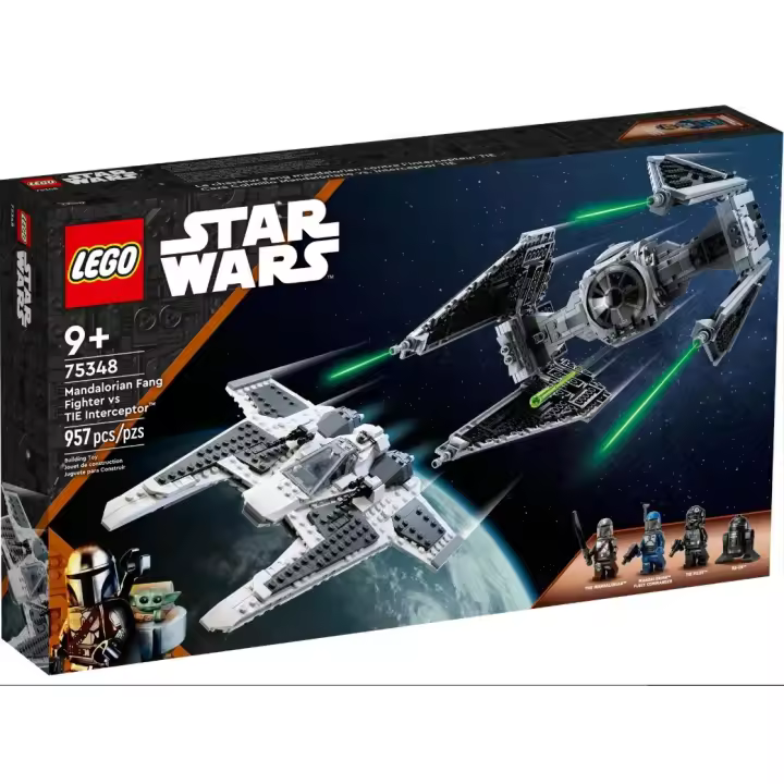 LEGO STAR WARS  CAZA COLMILLO MANDALORIANO VS INTERCEPTOR TIE SET  75348 - 1
