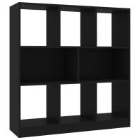 vidaXL Estantería madera contrachapada 97,5x29,5x100 cm Blanco, Negro, Roble Sonoma Mueble Almacenaje Estantería para Oficina, Estudio, Dormitorio Estantería/Librería/ mueble de Almacenamiento - details 3