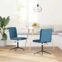 vidaXL Sillas de comedor 2 unidades terciopelo en color Gris oscuro/Azul/Verde claro y más | cómodas modernas ergonómicas para comedor cocina salón hogar - details 1