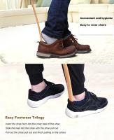Cremallera De Zapatos De Madera Sólida De 38cm Con Mango Largo Auxiliar De Zapatos Para Ancianos Accesorios De Zapatos - details 3