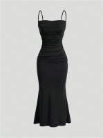 Vestido Bodycon De Fiesta Para Mujer Maxi Con Tirantes Elegante Y Delgado Sin Mangas Para Bodas Y Noches Elegantes Verano Multi-Colores - details 10