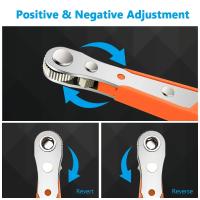 Llave De Eje Hexagonal 1/4 Pulgada Mini Herramienta De Sockets Y Destornilladores Para Reparación Doméstica Y Bicicletas Con Mango De Solución Rápida - details 3