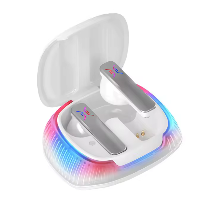 Auriculares con Traducción de Voz Bidireccional en Tiempo Real en 144 Idiomas, Auriculares Instantáneos B18 (Blanco) - 1