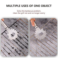 Herramienta De Limpieza Multifuncional Para Barbacoa En Acero Inoxidable Escáner De Ralladura Duradero Y Resistente Al Desgaste Para Malla De Barbacoa - details 9