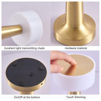 Lámpara De Mesa Retro LED Recargable Luz Nocturna Decorativa Para Dormitorio Sala De Estar Café Iluminación De Camping - details 2