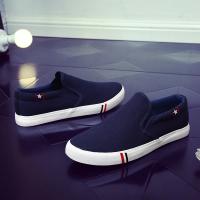 Zapatillas De Lona Clásicas Para Hombre Zapatos Casuales Slip on Loafers Antideslizantes Para Caminar Y Skateboarding Zapatillas Vulcanizadas Planas - details 3