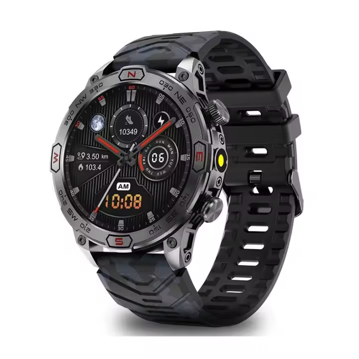 Reloj hombre de lujo de alta gama AMOLED de 1,43 pulgadas Reloj inteligente Hombre, Bluetooth, Llamada, Brujula, Deports al Aire Libre, Whatsapp Smartwatch 2024 Nuevo - 1