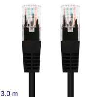 Nanocable Cable de Red RJ45 LAN Local Area Network para PC Ordenador Portátil PS3 PS4 Negro 10.20.0103-BK 3m Cat.5e - details 2
