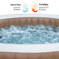Spa hinchable INTEX 6 personas Bubble Massage Sahara - details 7