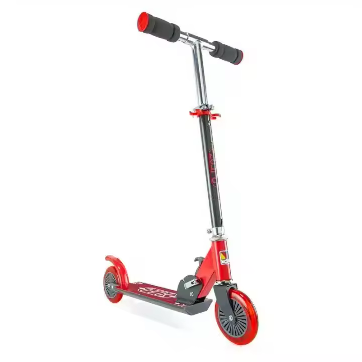 Patinete 2 Ruedas Plegable Rojo con Altura Ajustable Molto 24242 - 1
