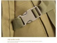 Mochila De Viaje Grande Impermeable Para Caza Y Camping Con Capacidad De 20-35 Litros Diseño De Camuflaje Mochila Deportiva Transversal Para Exteriores Con Manija Y Sistema De Carretel Unisex - details 18