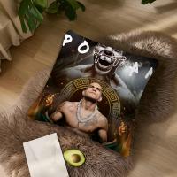 Funda De Cojín De Fighter UFC Alex Pereira Poatan Para Sala De Estar Oficina Dormitorio Sofá Tiempo De Siesta Estilo Deportivo 100% Poliéster Impresión Doble - details 4