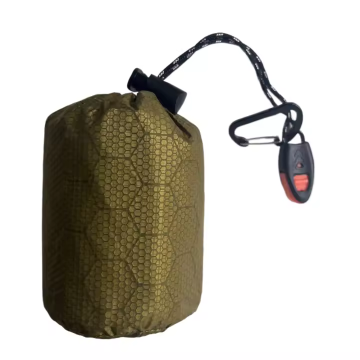 Manta De Sobrevivencia De Aluminio PE Para Camping Y Senderismo Almohadilla Portátil Impermeable Y Antigolpes Con Aislante Térmico Para Exteriores - 1