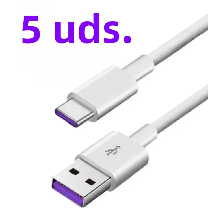 Cable USB Tipo C 5A 1M Carga Rápida Para Teléfono Móvil Cable De Datos Super Carga Cordón De Carga Compatible Con TPE/TPU - 1
