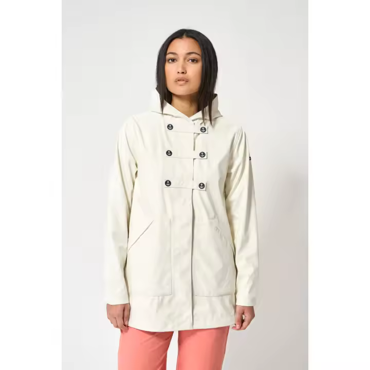 Preventa BATELA  Chubasquero marinero con detalles ancla -Batela- C3214 BL blanco - 1