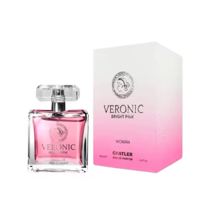 EAU DE PARFUM VERONIC BRIGHT PINK 100ML---- MARCA CHATLER----- Fragancia Duradera - 1