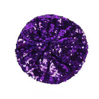 Gorro De Lentejuelas Para Mujer Beret Brillante Para Fiesta Carnival Club Baile Chic Retro Beret De Poliéster Unisex - details 8