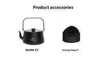 Tetera De Viaje Al Aire Libre Estilo Camping Mountainhiker Portátil Y Ligera De Aluminio 1.1L Para Picnic Y Cocina Al Aire Libre - details 17