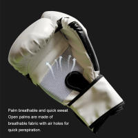 Guantes De Boxeo Para Adultos Resistente Al Desgaste Y Transpirables Equipamiento De Kickboxing Para Atletas Unisex - details 2