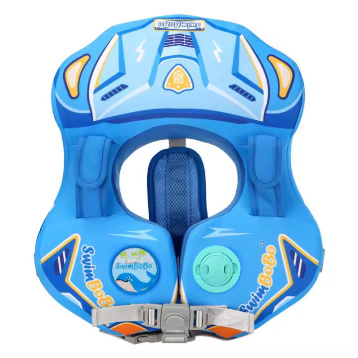 MOV Versión bordada de círculo para axilas de bebés y niños pequeños, círculo para axilas de bebé no inflable para nadar para niños mayores de 6 meses - 1