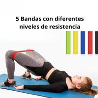Bandas de Resistencia Elásticas Fitness MISTIK BEAUTY MADRID  Variedad de Resistencia - Látex de Alta Calidad - Portátil y Cómodo - details 1