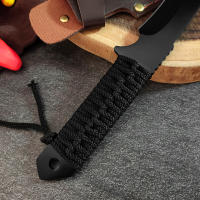 Cuchillo De Cocina Multipropósito Acero Inoxidable Mango De Cuerda BBQ Cuchillo De Carne Y Pescado Para Preparación De Alimentos - details 7