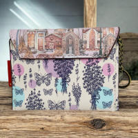 Monedero Sweet Candy C-323  10x8x2 cm  Diseño Vintage en 4 Modelos  3 Compartimentos  Clip de Cierre y Cadena para Llaves  Con Caja de Regalo a Juego - details 4
