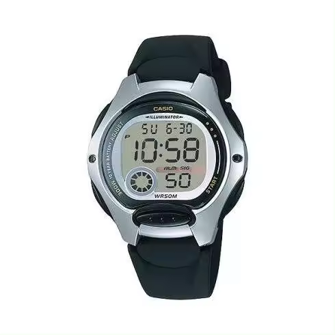 Reloj Casio LW-200-1AVEF Digital Niño Correa Silicona Negro Sumergible (50m) - 1