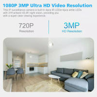 Cámara Inteligente HD 1080P E27 Bombilla WIFI Con Visión Nocturna Audio Bidireccional Seguimiento Humano Para Seguridad Doméstica Y Exterior - details 12