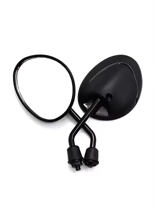 Espejo Retrovisor Para Motocicleta Universal Fácil Instalación Con M10 Delantera O M10 Retrovisor Dientes Accesorios De Espejos Lateral - 1
