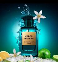 Perfume Árabe Fragrance World Neroli Riviera EDP 80ml, fragancia unisex cítrica y floral de lujo atemporal - details 2