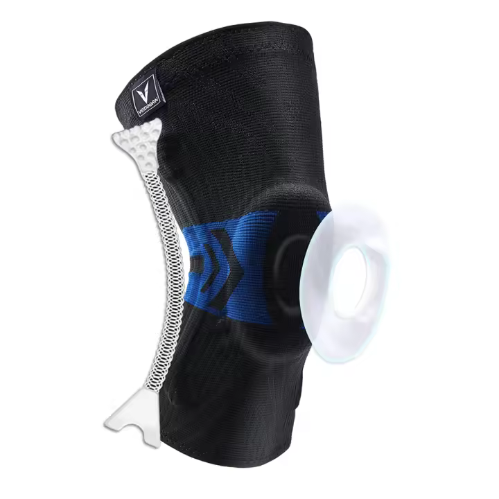 Soporte De Rodilla Elástico Con Silicón Y Resorte Para Baloncesto Y Voleibol 2023 Múltiples Ventajas De La Marca Veidoorn - 1