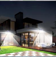 Lámpara De Pared Solar Exterior Con 182 LED Y Cabezas Ajustables Luz De Seguridad IP65 Impermeable Con 3 Modos De Trabajo Luz De Inundación LED Moderna - details 8
