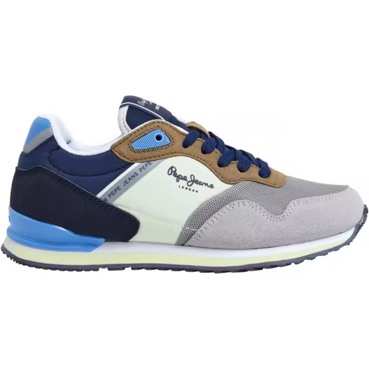 PEPE JEANS PBS40014 905 Zapatillas deportivas niño 35024 25V DEPORTIVO LONDON LIFE GREY/BLUE - 1