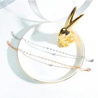 JSNOM Pulsera Mujer Plata Ajustables: Pulseras para Niñas Amistad de Acero con 3A Circonita Cúbica, Regalo para Cumpleaños día de San Valentín Navidad Novia Hija Mamá (Silver) - details 4