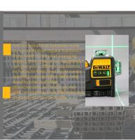 Nivel De Láser DEWALT DW089LG Auto Nivelado 12 Líneas 3 X 360 Grados Banda Verde Batería Li-Ion 12V Máximas Lasers - details 2